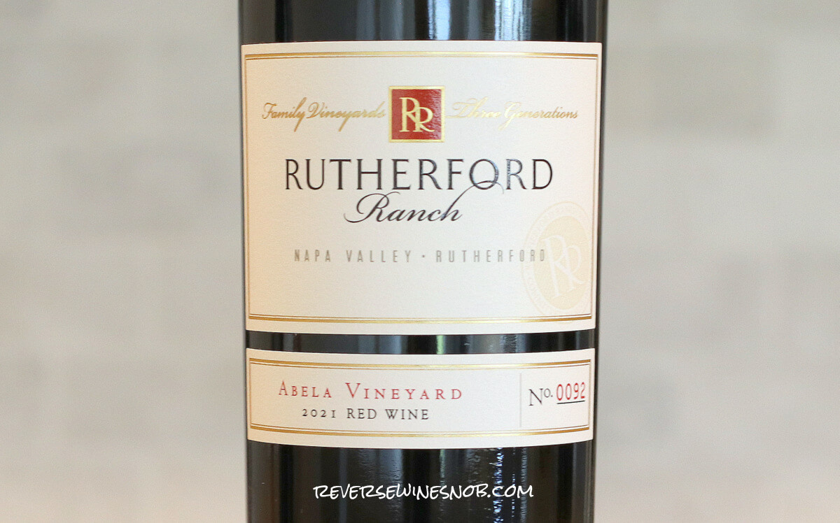 2021 Rutherford Ranch Abela Vineyard Red