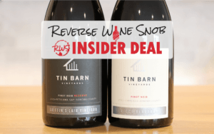 INSIDER DEAL! 49% OFF Two 93-Point Tin Barn Single Vineyard Pinot Noirs