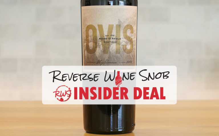 INSIDER DEAL! SAVE $34 A BOTTLE On 94-Point Ovis Nero d'Avola