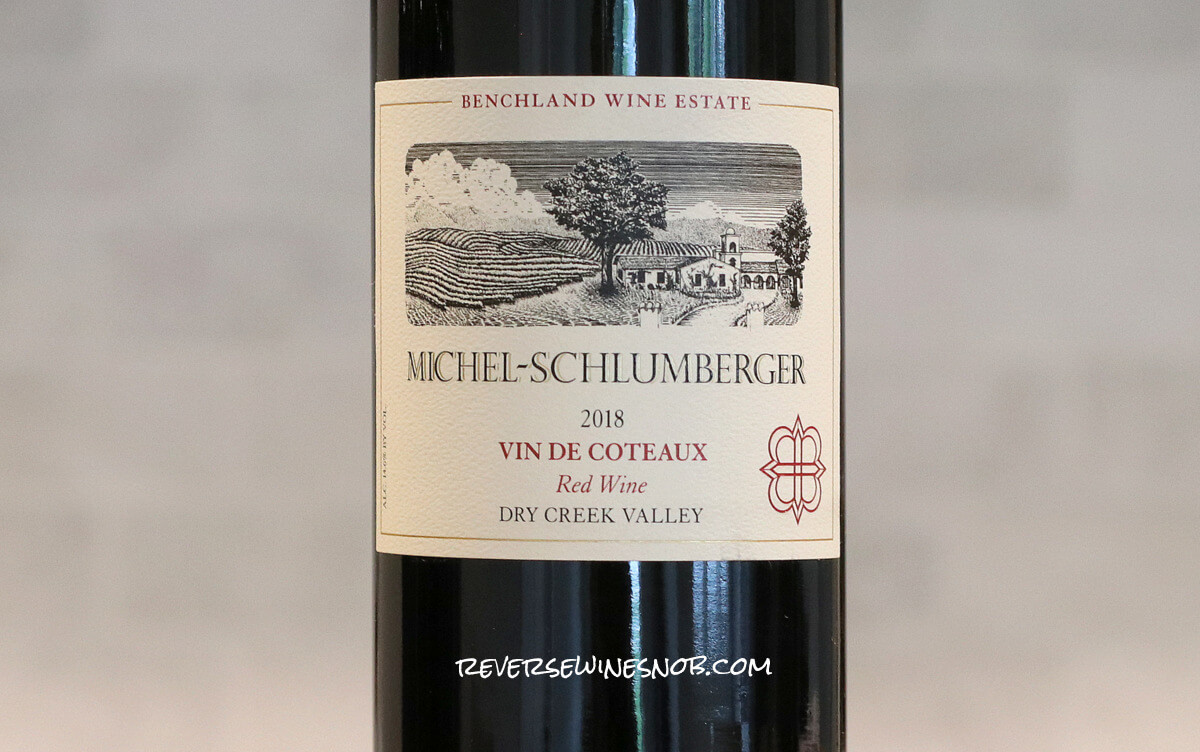 2018 Michel-Schlumberger Dry Creek Valley Vin De Coteaux Red