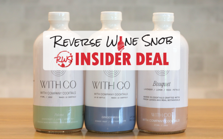 INSIDER DEAL! WithCo Cocktail Mixes 30% OFF Plus FREE SHIPPING