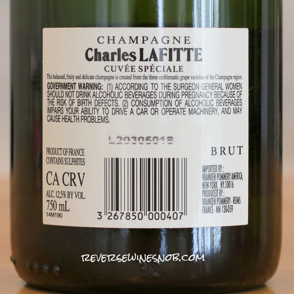 Champagne Charles Lafitte Cuvee Speciale Brut