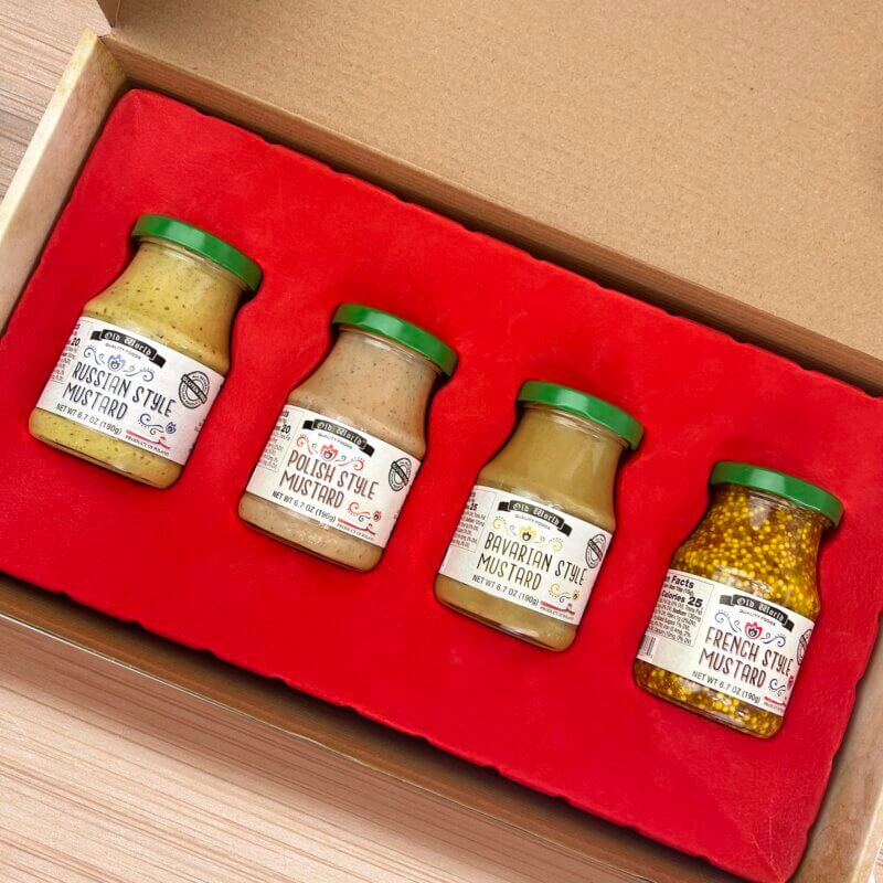 Old World Foods European Style Mustards 4-Pack
