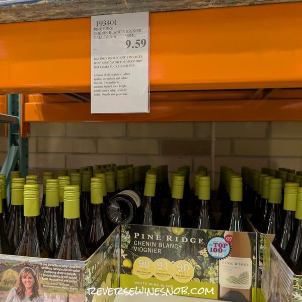 Pine Ridge Chenin Blanc Viognier on the shelf at Costco