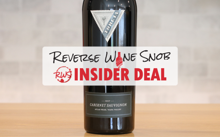 INSIDER DEAL! SAVE $94 A BOTTLE On Torcia Atlas Peak Napa Cab!