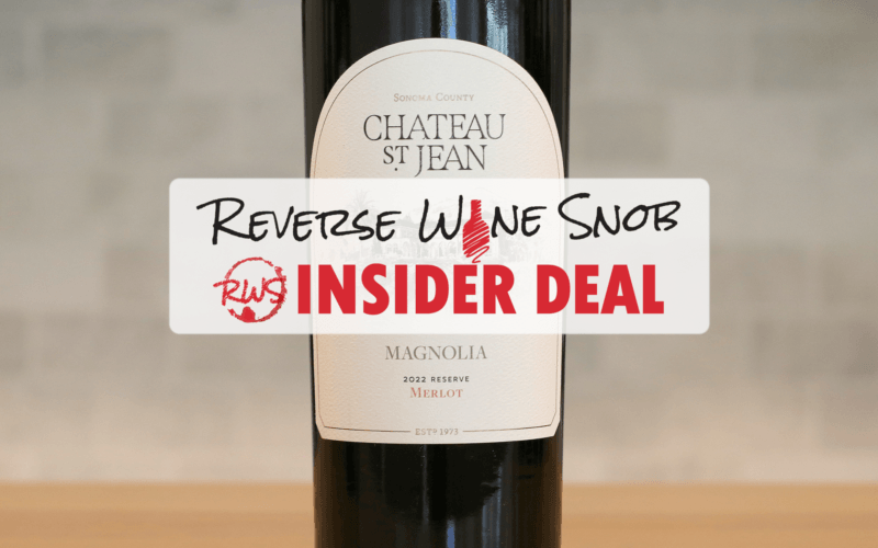 INSIDER DEAL! SAVE $64 A BOTTLE on Chateau St. Jean Magnolia Reserve Merlot