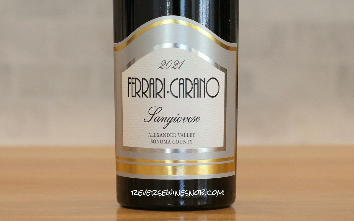 2021 Ferrari-Carano Alexander Valley Sangiovese